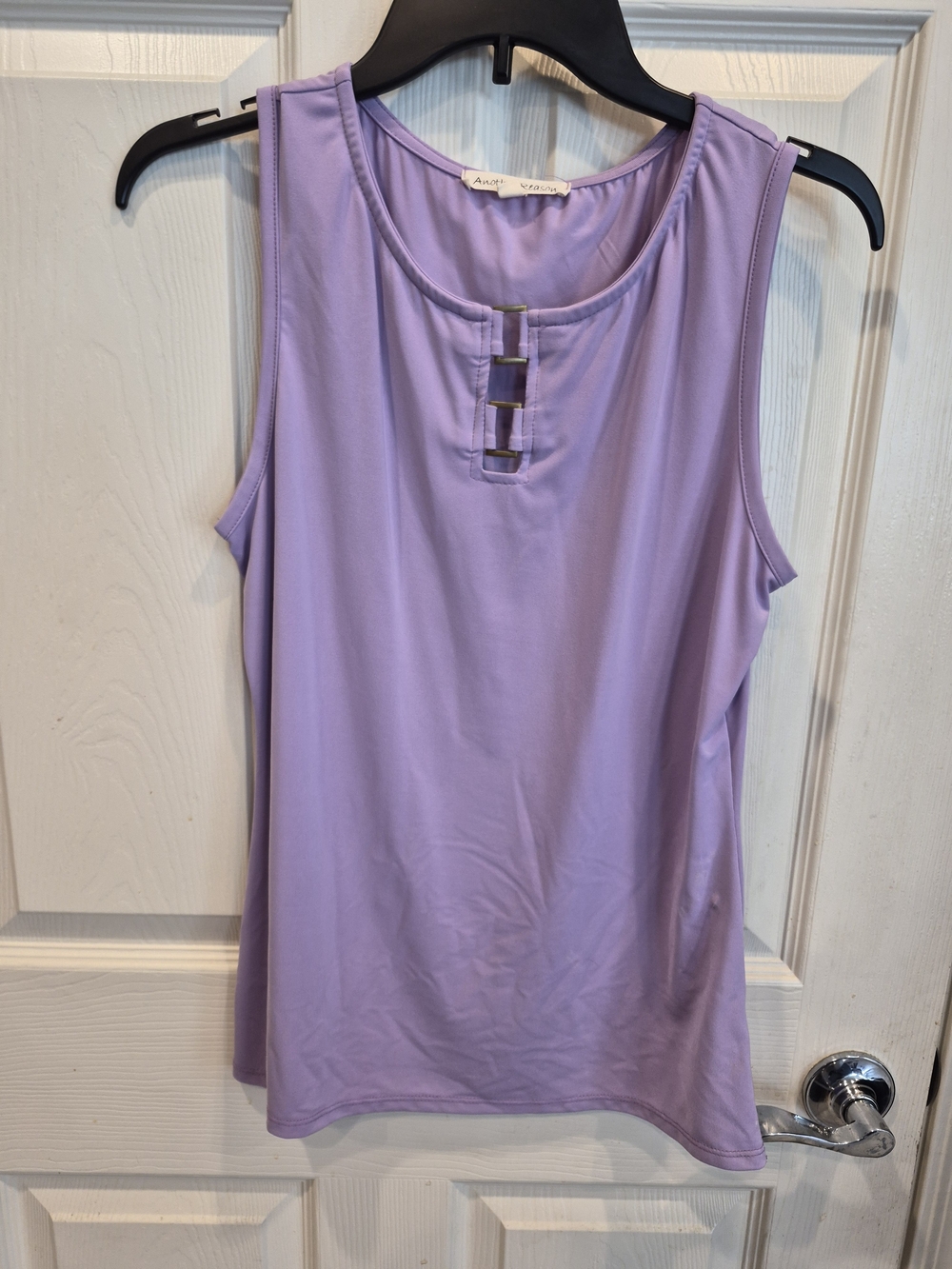 Lavender Tank with Metal Accent